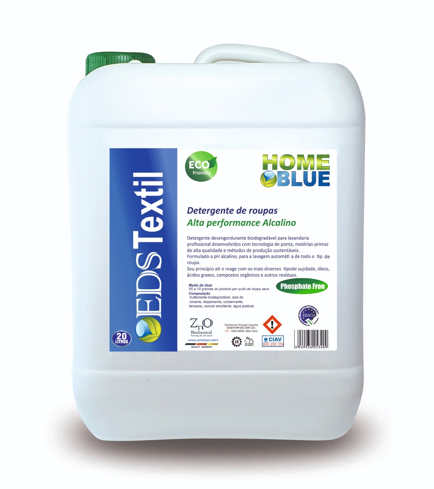 Home Blue Detergente EDS Textil Profissional 20L