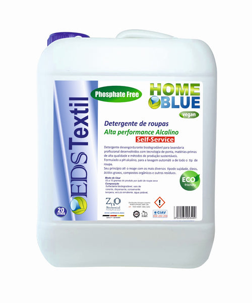 Home Blue EDS Têxtil Autoatendimento Detergente para Roupas 20L