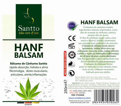 Hanfbalsam 100ml – Alívio Natural das Articulações + Envio Grátis